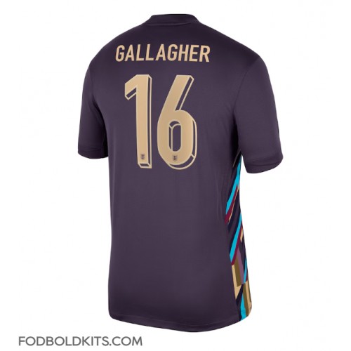 England Conor Gallagher #16 Udebanetrøje EM 2024 Kortærmet